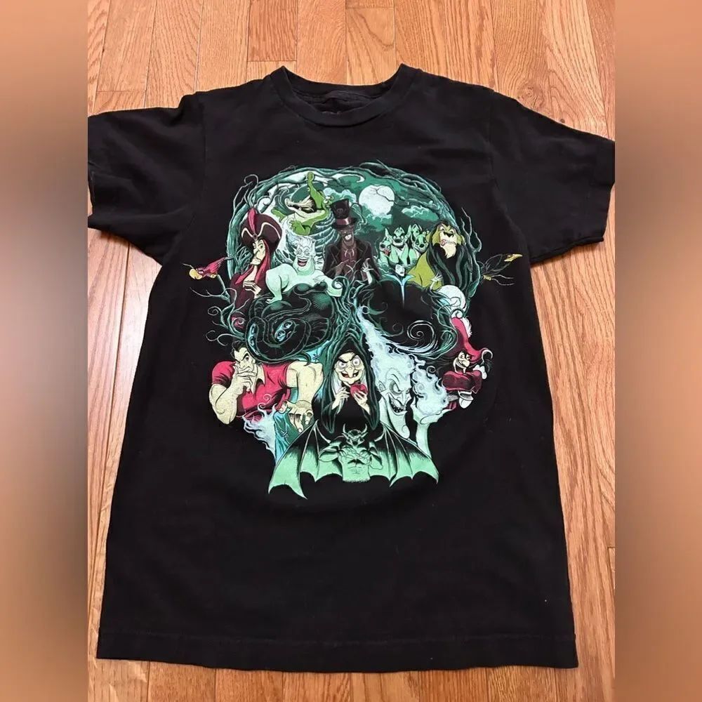 Disney Villains Skeleton Skull Tshirt